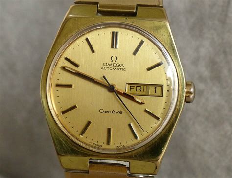 omega gold watch 70s|vintage omega watches 1973.